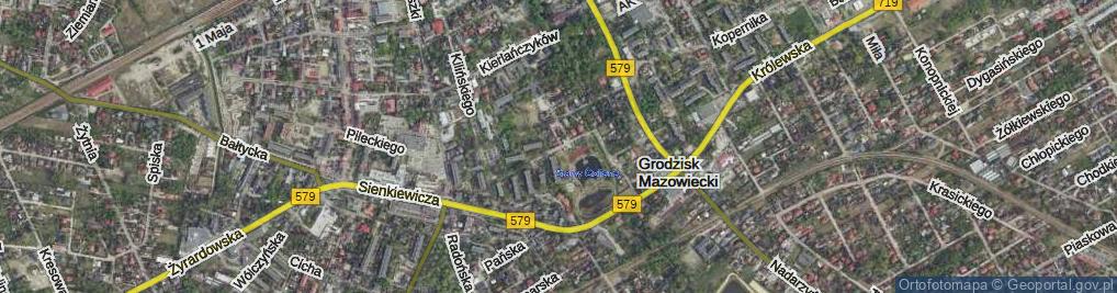 Zdjęcie satelitarne Skłodowskiej-Curie Marii ul.